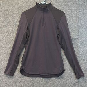 THE NORTH FACE FlashDry Quarter Zip Pullover Women’s Medium Purple Long Sleeve